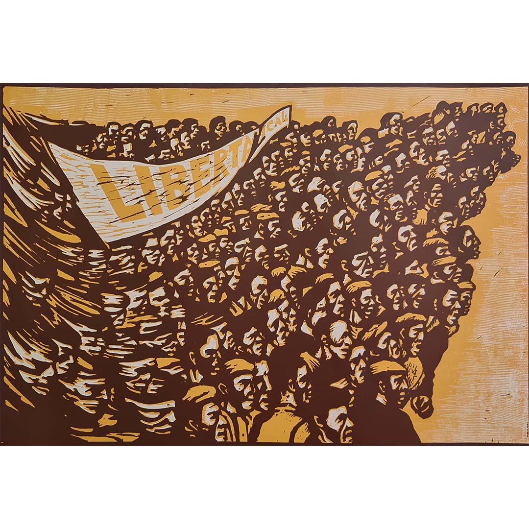 Originalplakat des antifranzösischenguerrillatischen Krieges zur Unterstützung der spanischen Arbeiter im Angebot 2