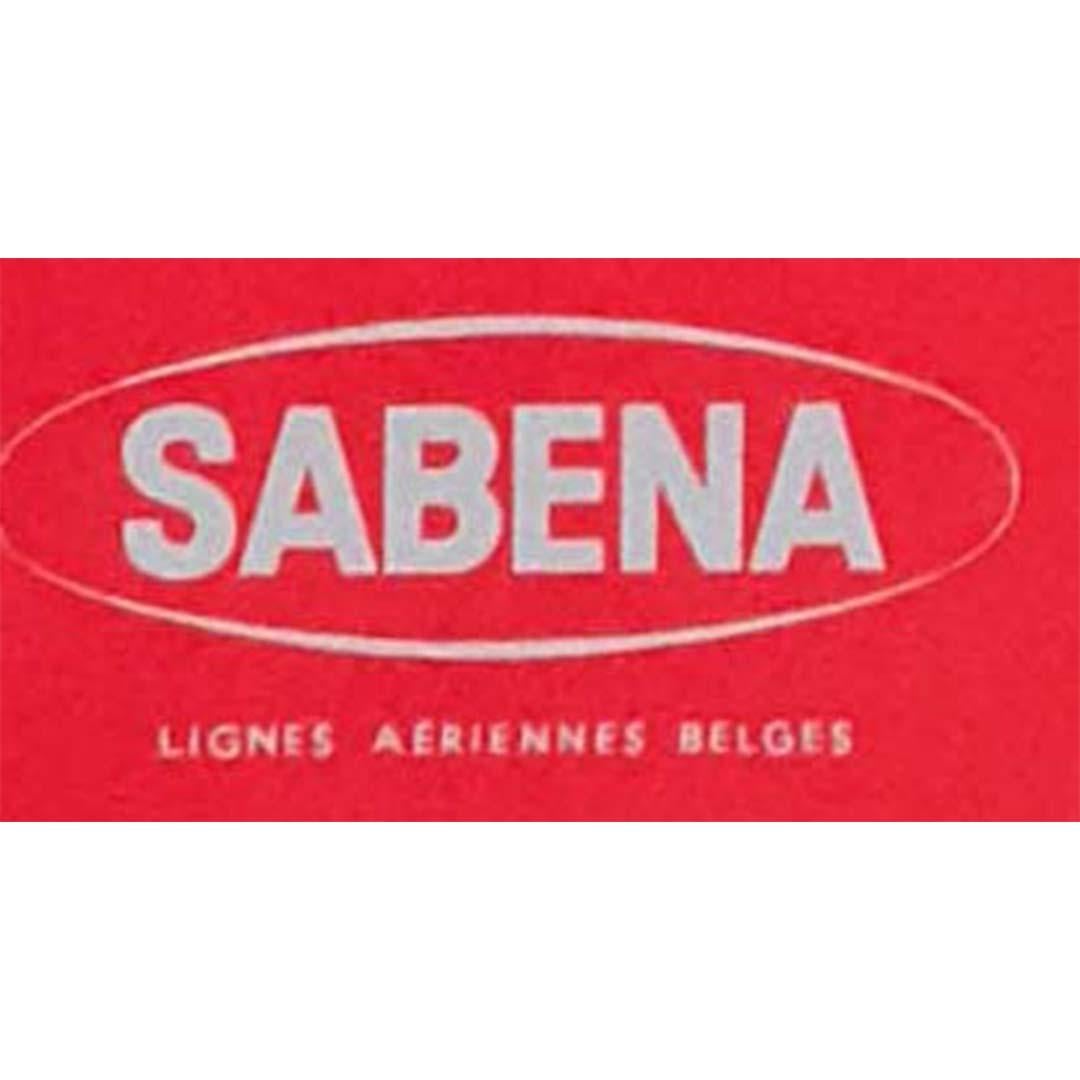 Original poster of the Belgian national airlines Sabena to the Cote d'Azur For Sale 1