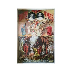 Original poster - Performed tricks by the Fak Hongs - Asian illusionists