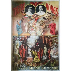 Used Original poster - Performed tricks by the Fak Hongs - Asian illusionists