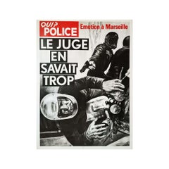 Poster originale Qui? Police Le Juge en savait trop - Emozione a Marsiglia