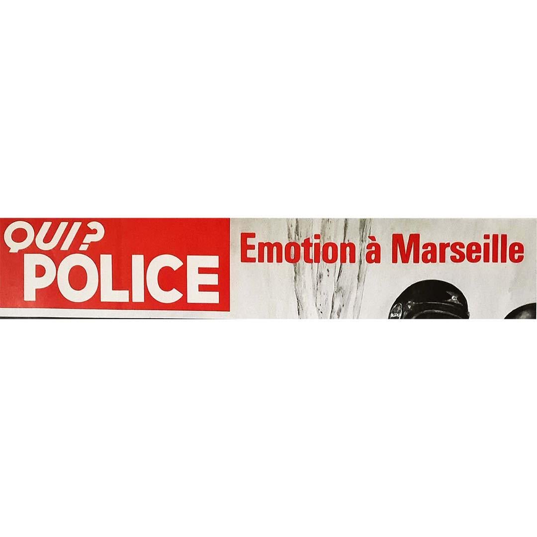 Originalplakat Qui ? Polizei Le Juge en savait trop - Emotion à Marseille im Angebot 1