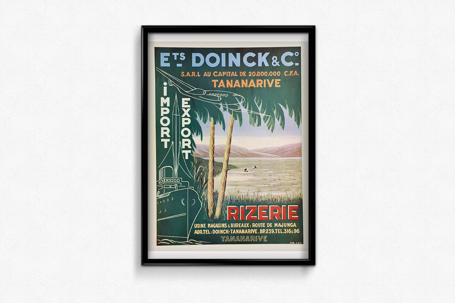 Original poster, realized in the 1930s, for the company 