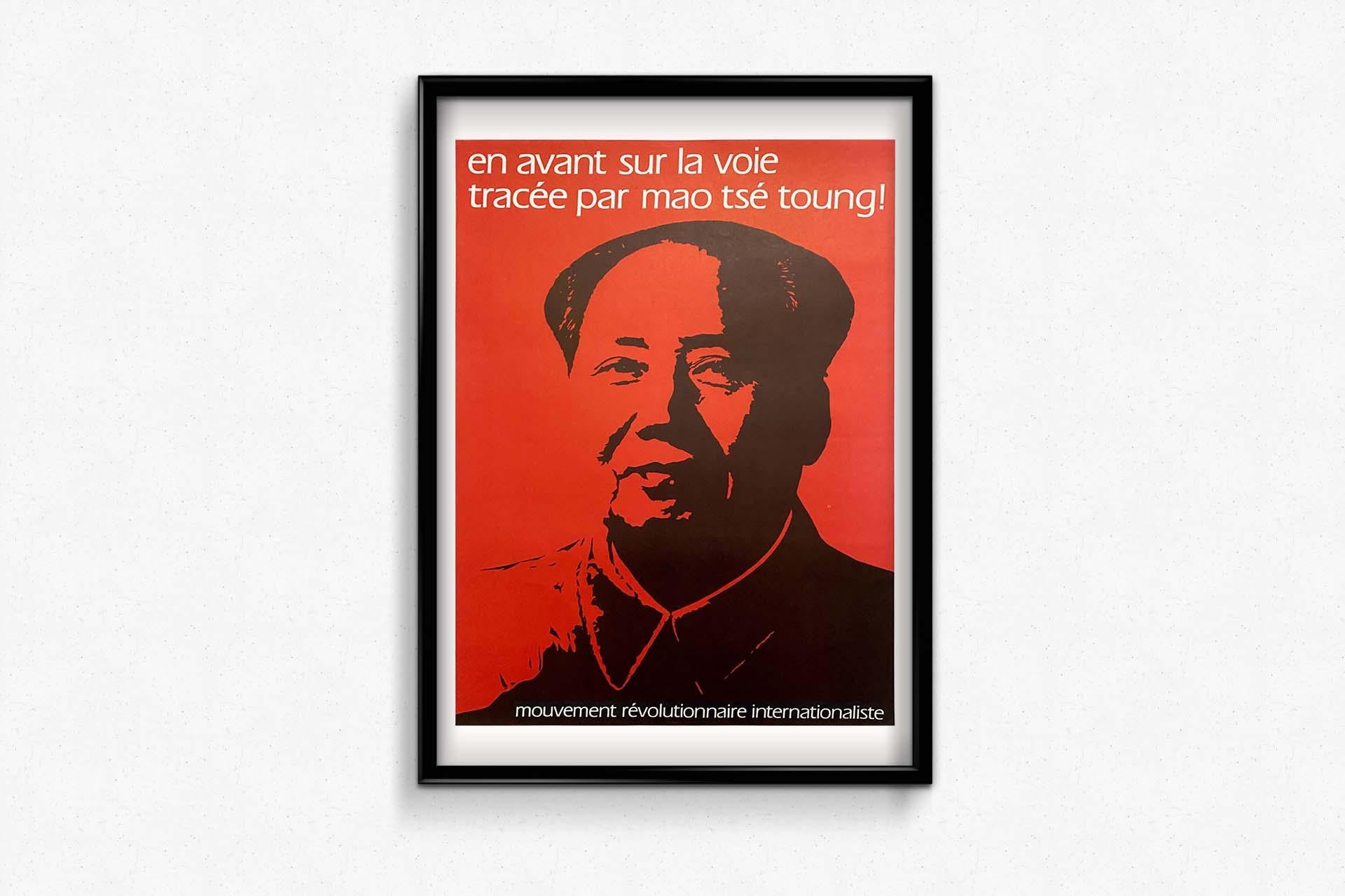 Original poster The Internationalist Revolutionary Movement (IRM) Mao Zedong For Sale 1