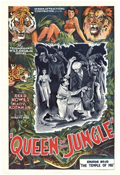 Original "Queen of the Jungle" US 1-sheet vintage (1935) movie poster