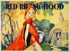 Original Red Riding Hood British Pantomime Poster c1930