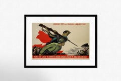 Original Soviet propaganda poster Long Live the 24th International Youth Day!