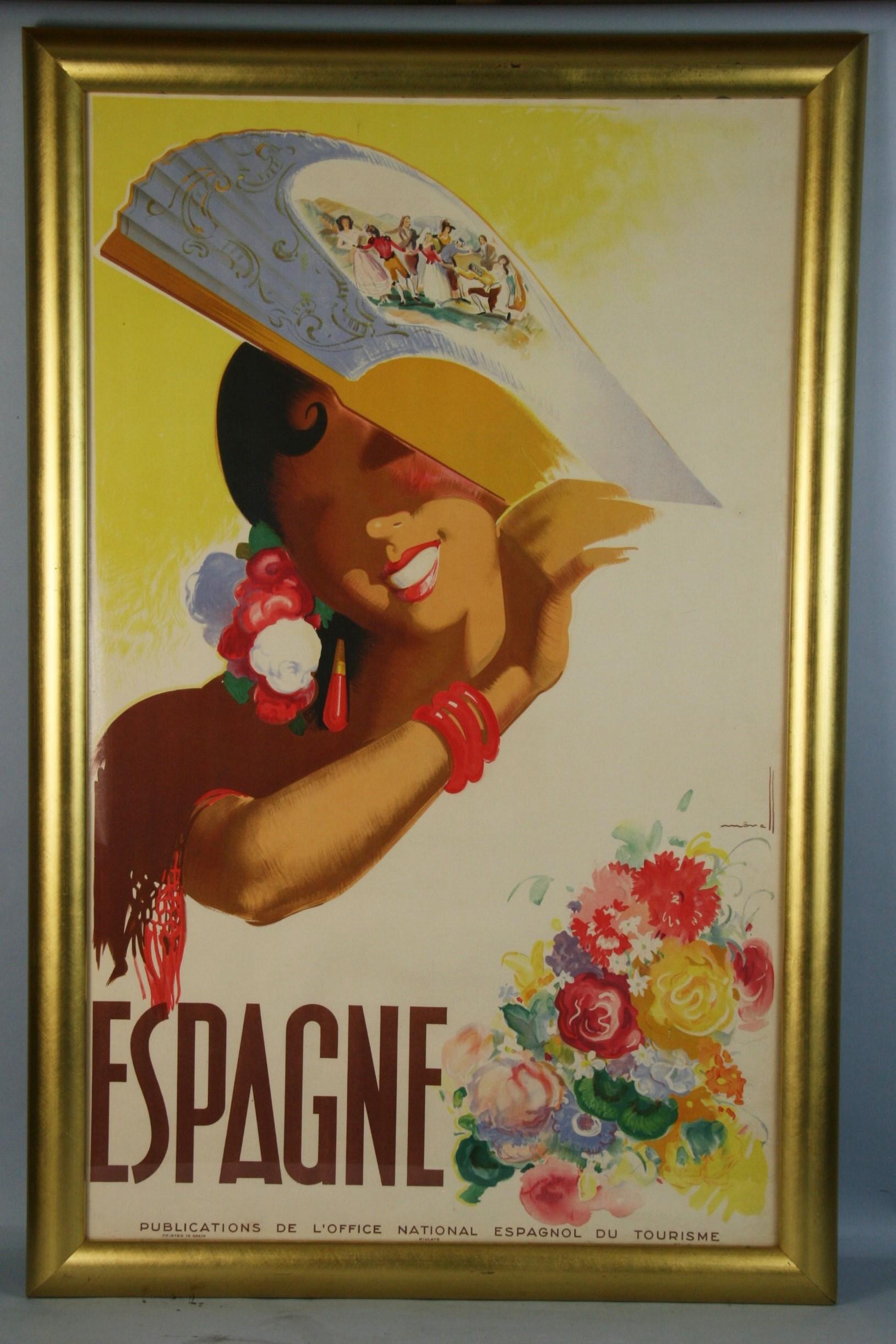Original Spanish Tourism Poster - Print by Unknown