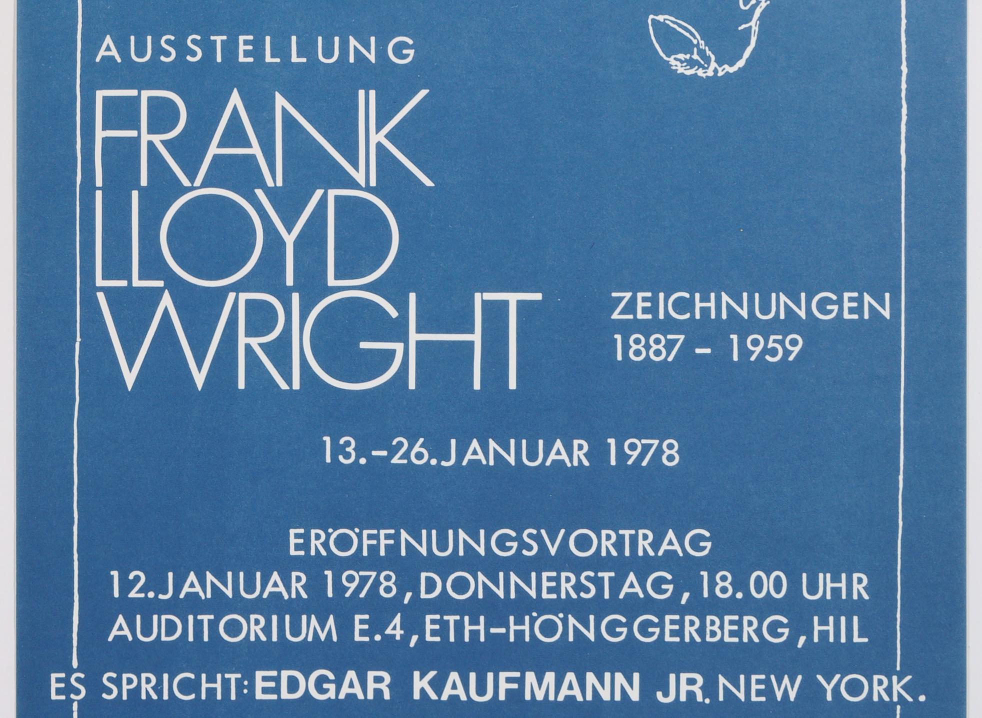 poster frank lloyd wright