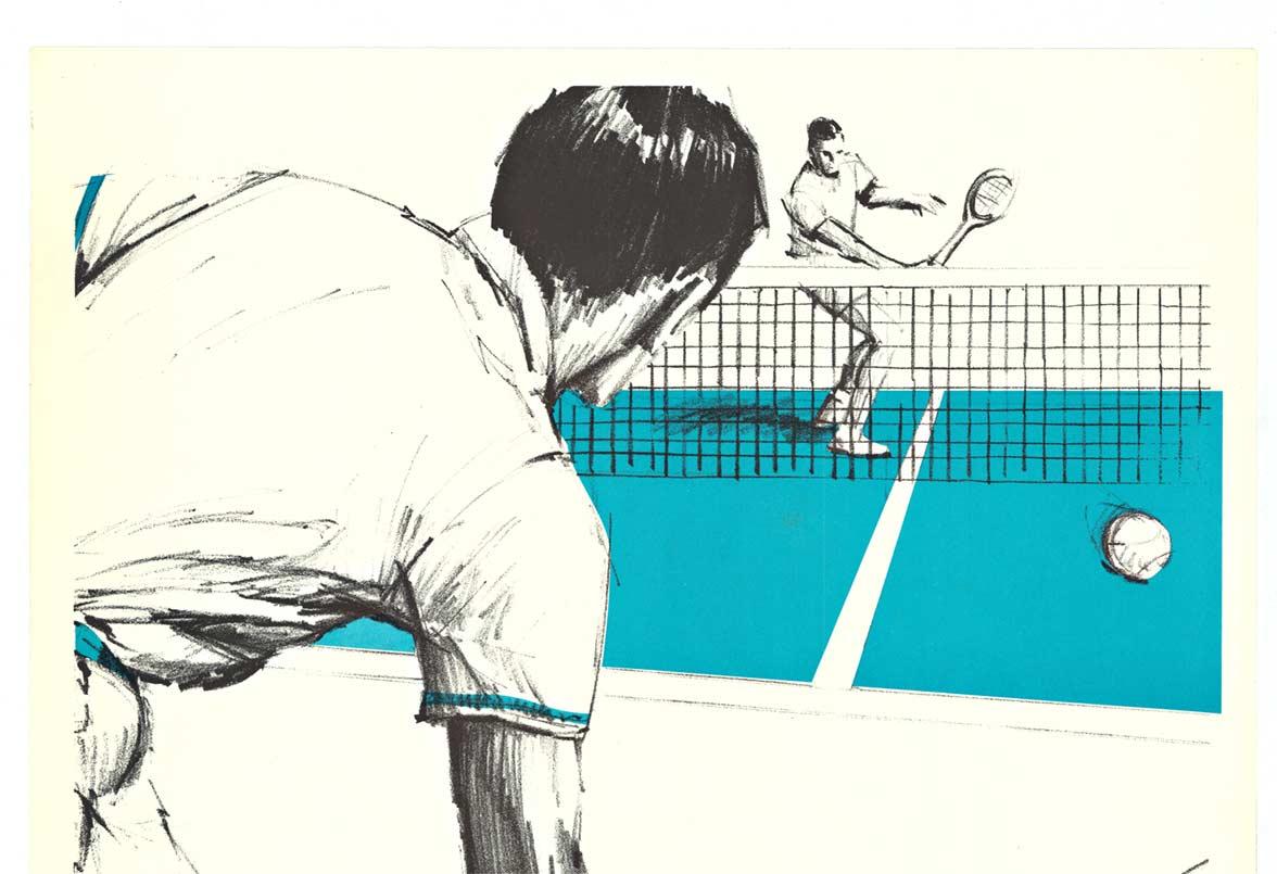 Original Tennis, Henry V, Act I, Scene ii vintage motivational poster - American Modern Print by Unknown