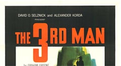 Original "The 3rd Man" 1949 original first printing vintage movie poster