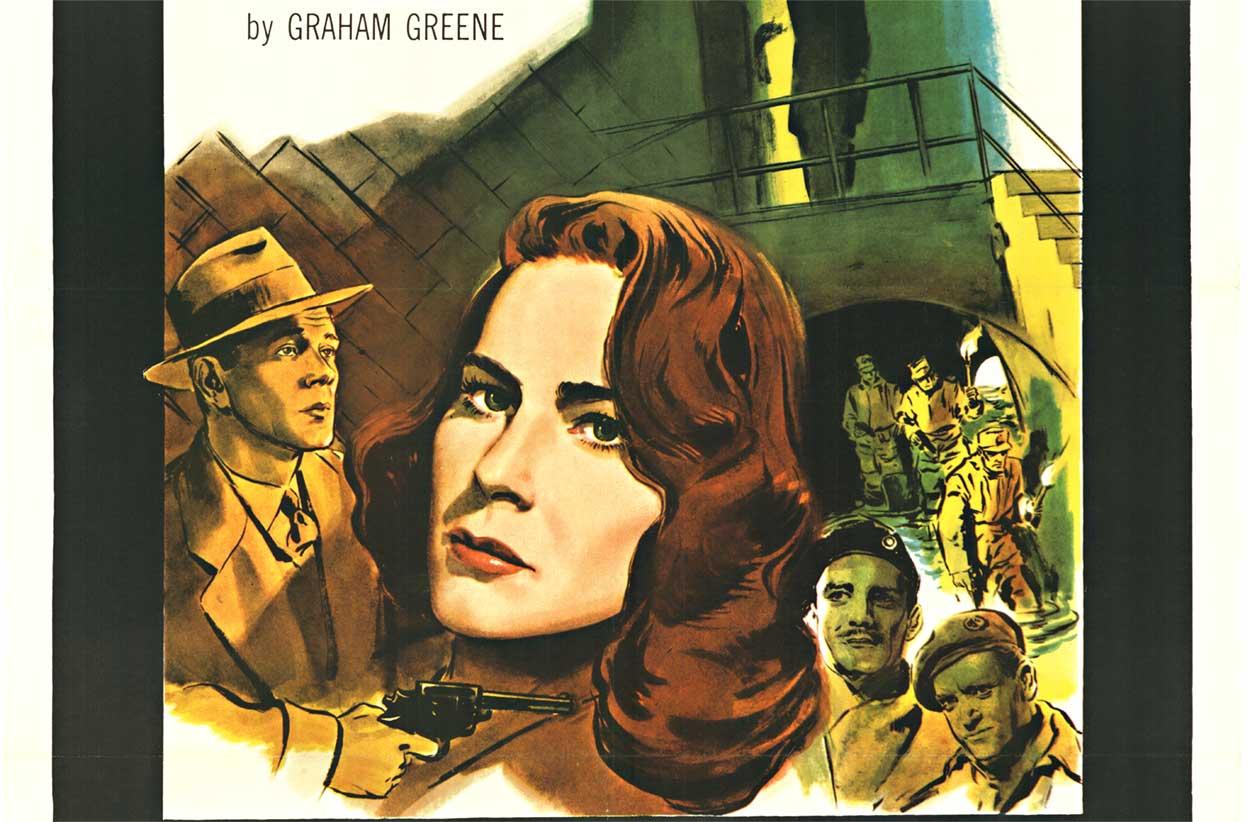 Affiche vintage originale du film The 3rd Man, 1949, première impression originale du film  - Modernisme américain Print par Unknown
