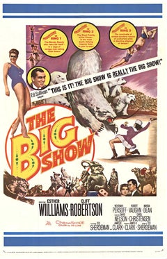 Original "The Big Show" vintage US 1-sheet movie poster  1961