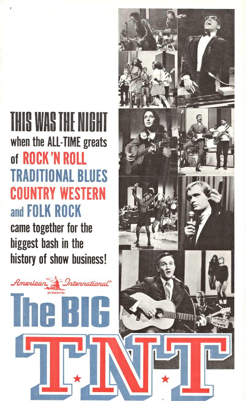 Originales Original-Vintage-Filmmusikplakat „The Big TNT Show“  1966 (Amerikanischer Realismus), Print, von Unknown