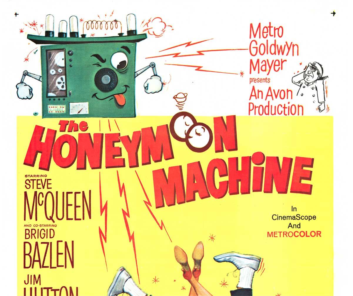 Original „The Honeymoon Machine“ U. S. 1-Blatt-Filmplakat – Print von Unknown