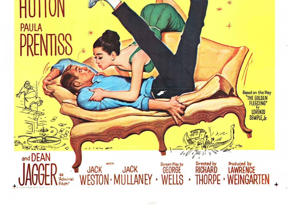 Original „The Honeymoon Machine“ U. S. 1-Blatt-Filmplakat (Amerikanische Moderne), Print, von Unknown