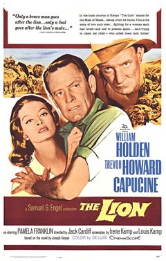 Original "The Lion" US 1 sheet Vintage movie poster  1963