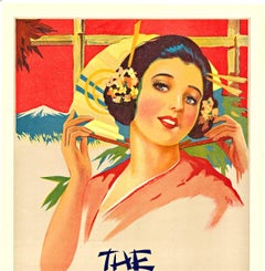 Original "The Mikado or, The Town of Titipu" vintage lithographic theater poster