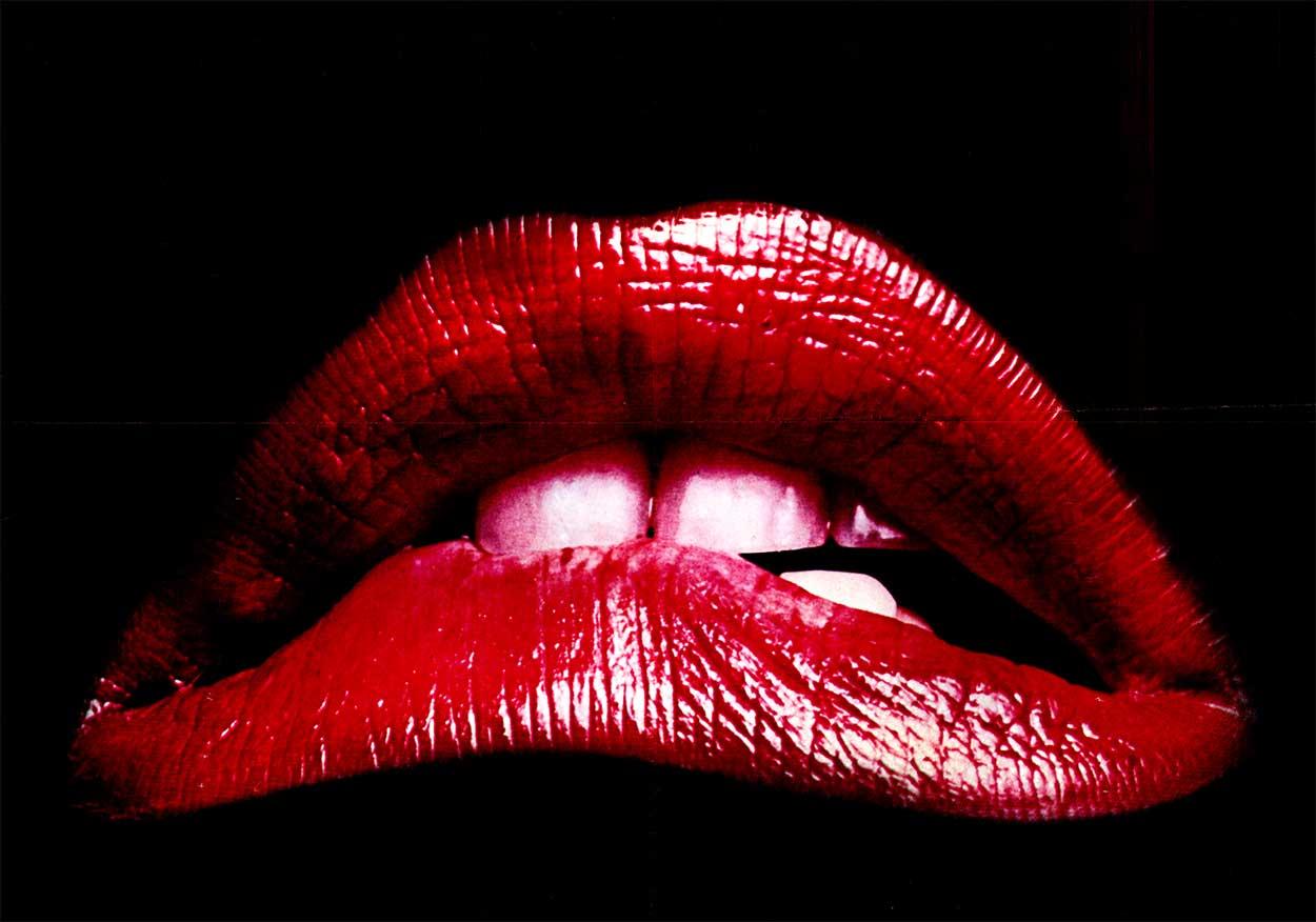 Original The Rocky Horror Picture Show US 1 sheet movie poster, on linen, 1975 - Black Print by Unknown