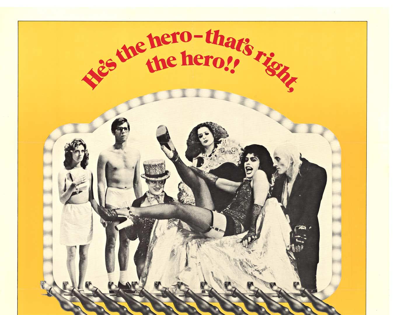 Affiche de film vintage originale du Rocky Horror Picture Show, États-Unis, 1 feuille  1975 - Print de Unknown
