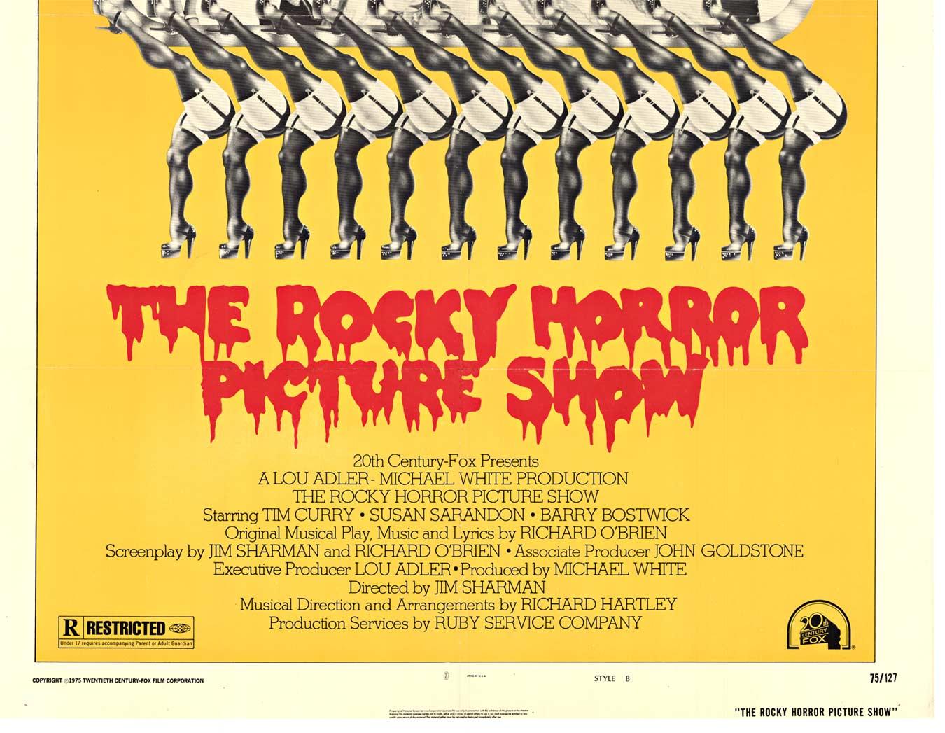 Affiche de film vintage originale du Rocky Horror Picture Show, États-Unis, 1 feuille  1975 - Modernisme américain Print par Unknown