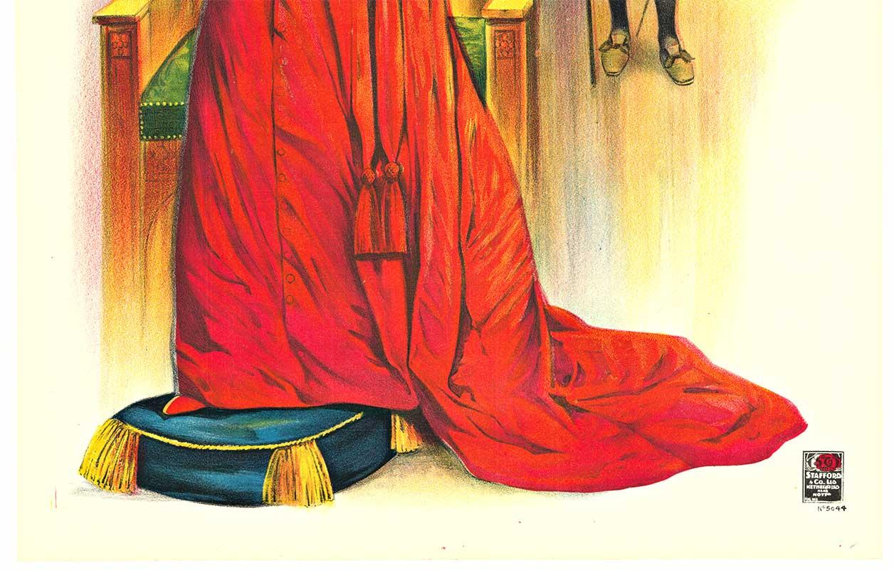 Locandina litografica originale del teatro 