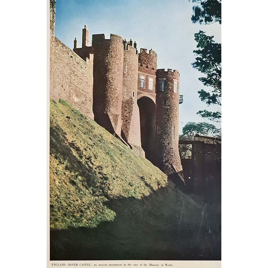 Original travel poster featuring Britain's Dover Castle For Sale 1