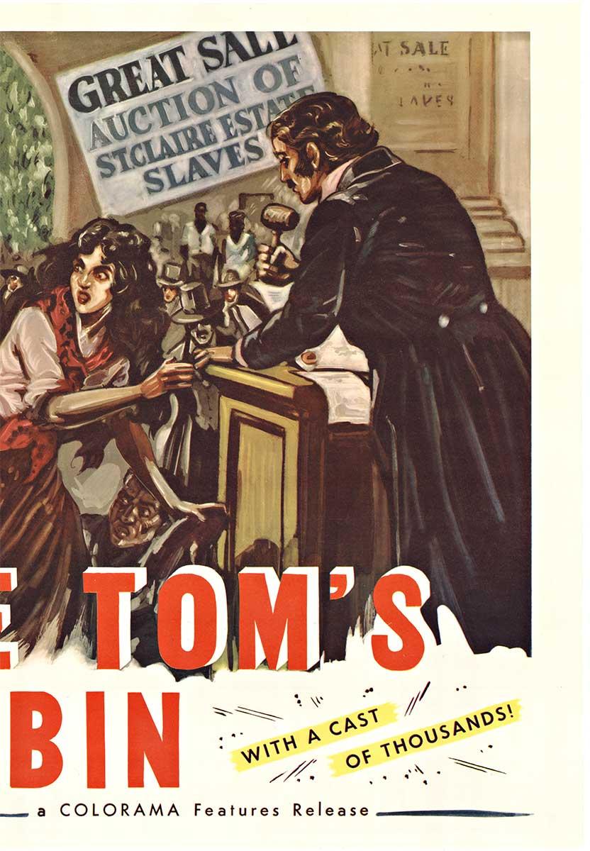 Poster cinematografico vintage originale de La capanna dello zio Tom - mezzo foglio - Print di Unknown
