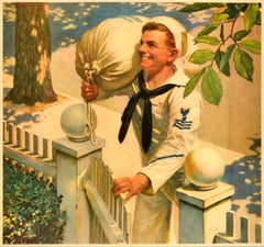 Original Vintage Advertising Poster Keep It Under Your Stetson Bring Him Home