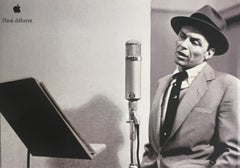Original Vintage Apple Think Different Poster Frank Sinatra Rat Pack 1998