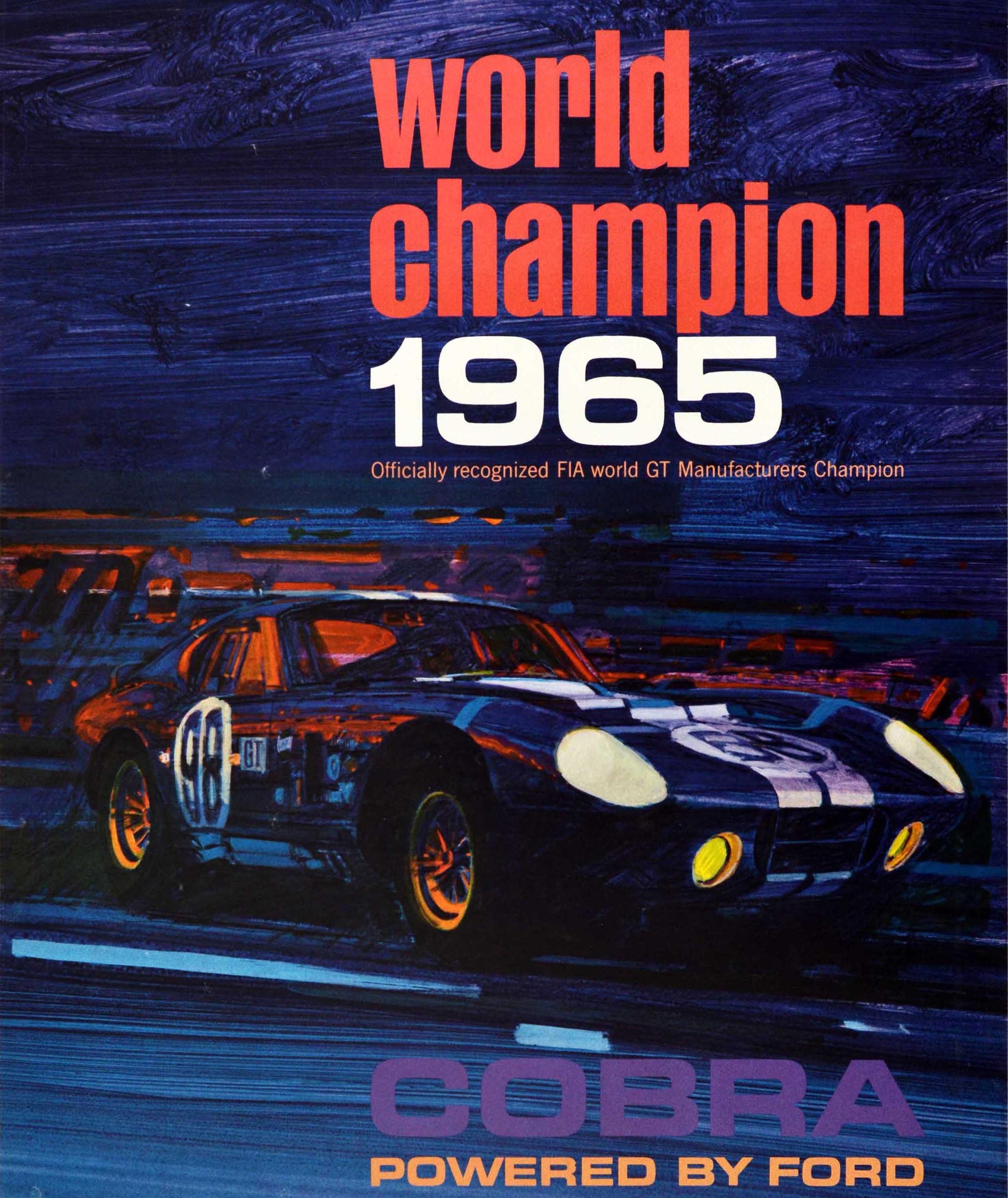 vintage shelby poster