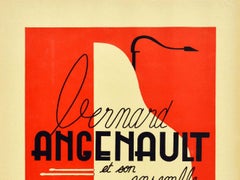 Original Vintage Concert Poster Bernard Angenault Et Son Ensemble Musical Show