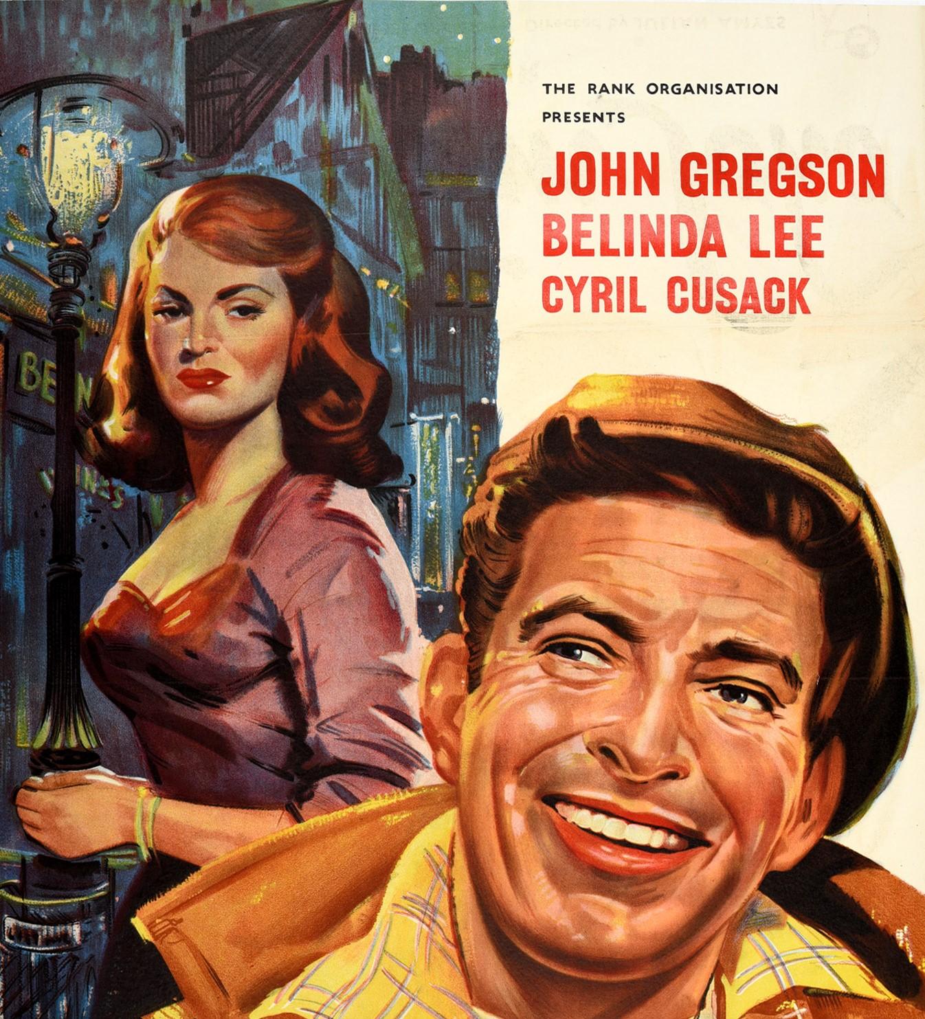 Póster Original Vintage de Milagro en el Soho Londres Drama Romántico Arte Cinematográfico - Print de Unknown
