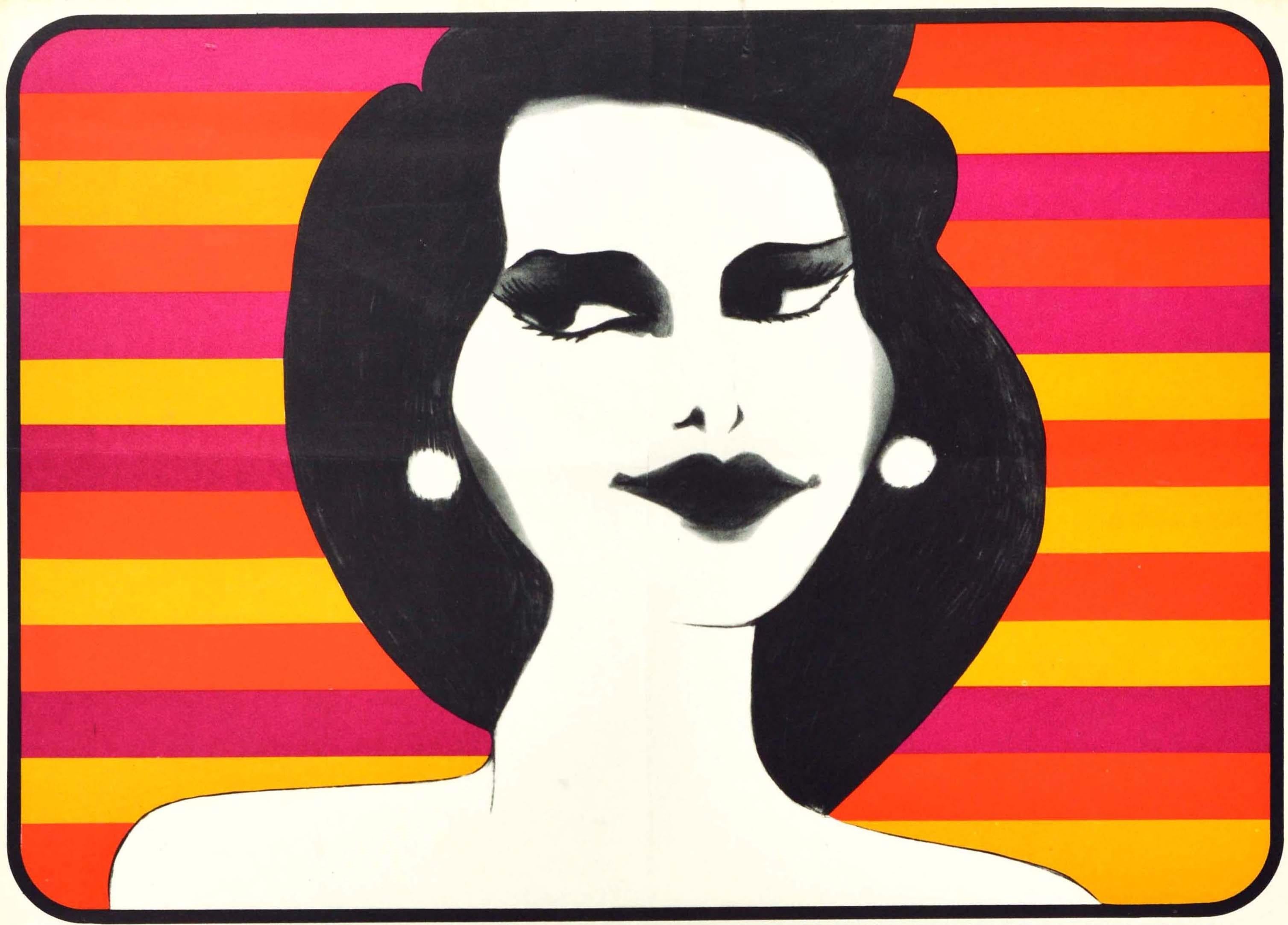 Original Vintage Film Poster Too Bad She's Bad Sophia Loren Marcello Mastroianni - Print by Unknown