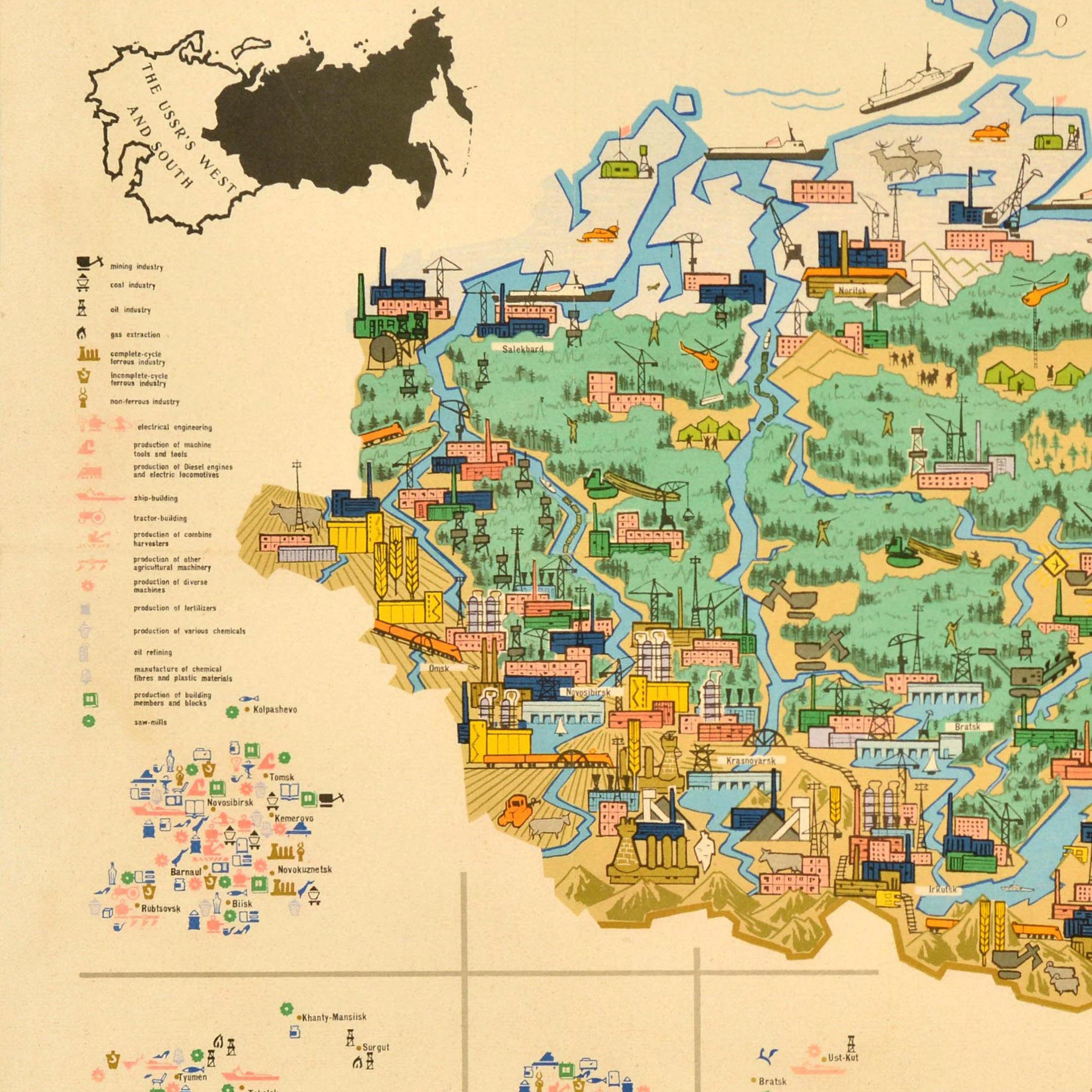 russia ussr map