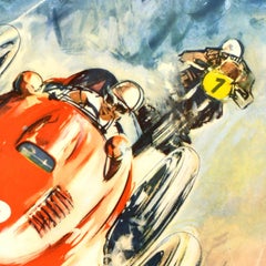 Original Vintage Motorsport Poster XIX International ADAC Eifel Race Nurburgring