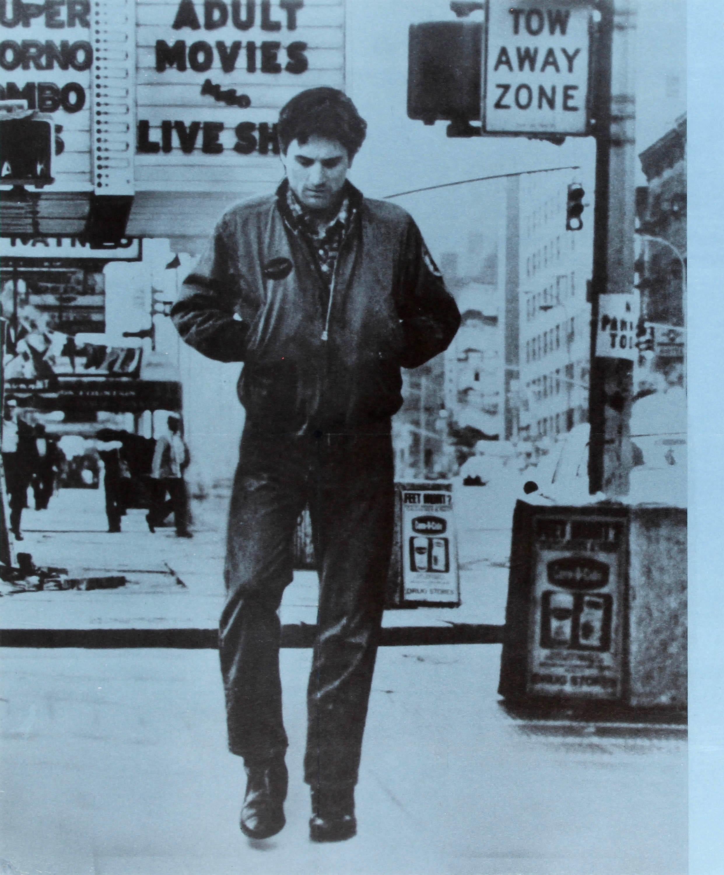 Affiche originale du film Taxi Driver, drame américain primé et élu meilleur film au Festival de Cannes 1976 (également nommé aux Oscars pour quatre prix dont celui du meilleur film), réalisé par Martin Scorsese, sur un vétéran de la guerre du