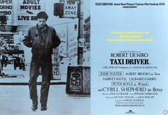 Original Retro Movie Poster For The Film Taxi Driver Starring Robert De Niro