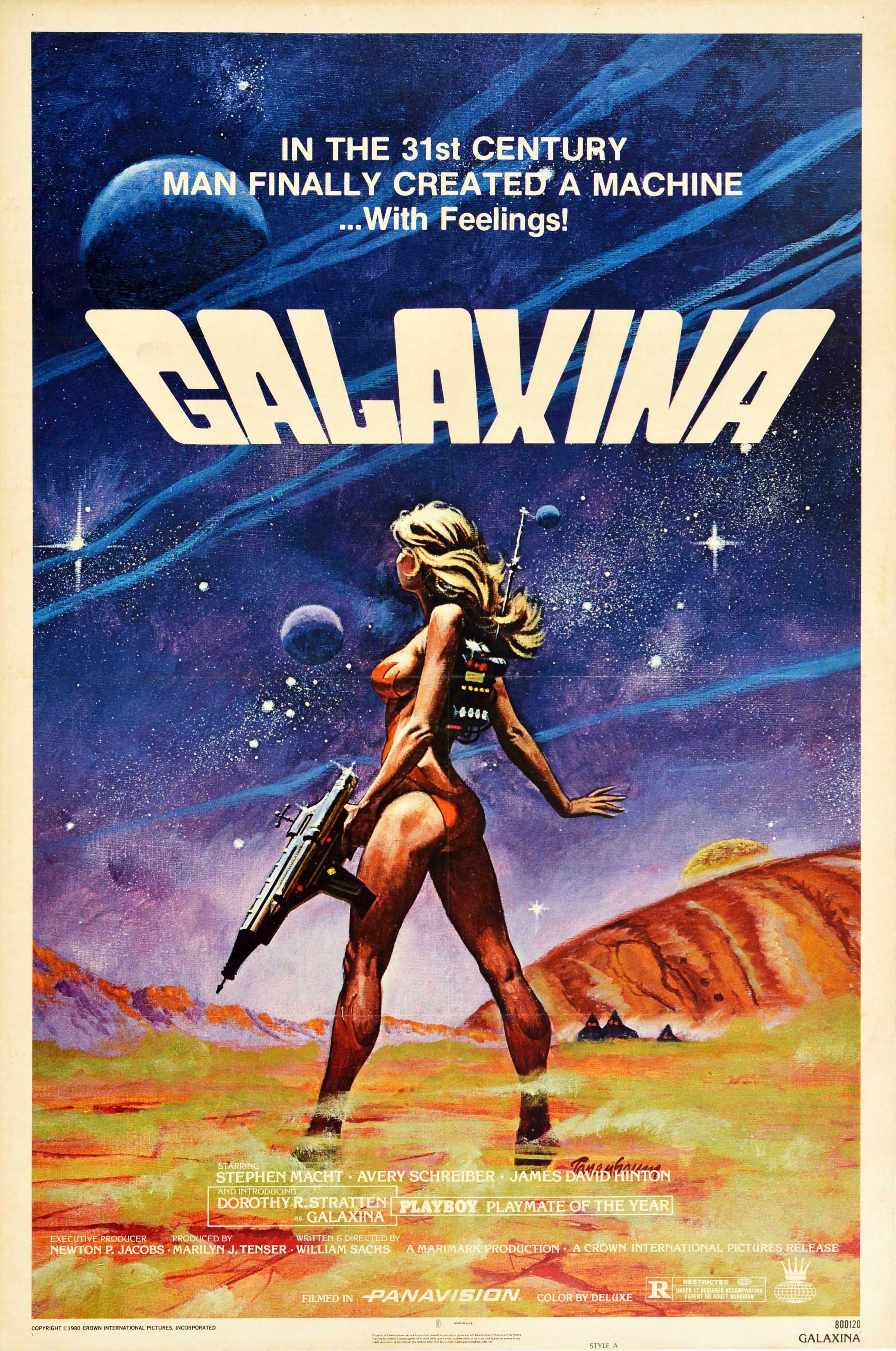 Unknown Print - Original Vintage Movie Poster Galaxina American Science Fiction SciFi Space