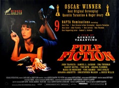 Original Vintage Movie Poster Pulp Fiction Quentin Tarantino Oscars Bafta Cannes