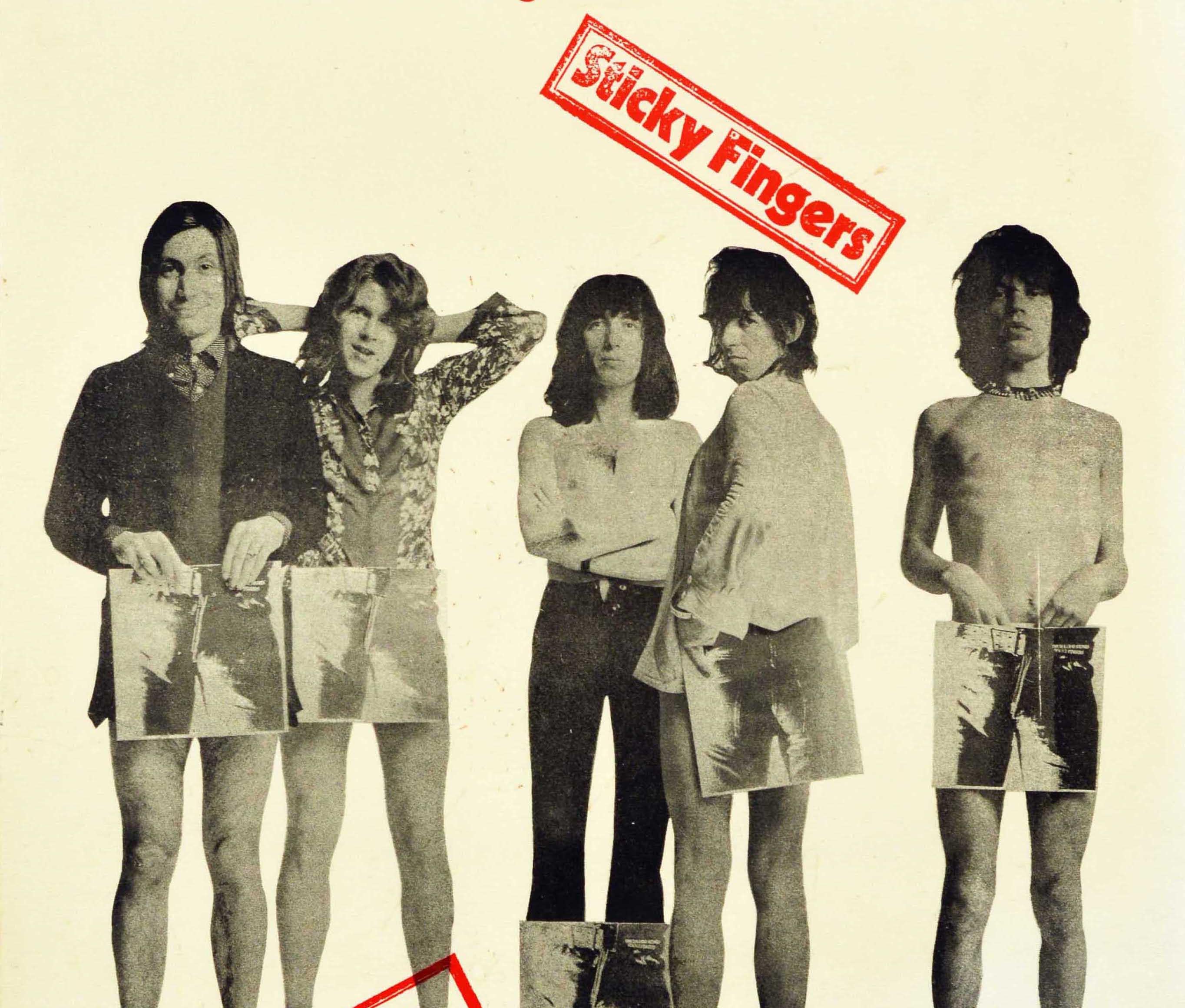 rolling stones sticky fingers original album cover
