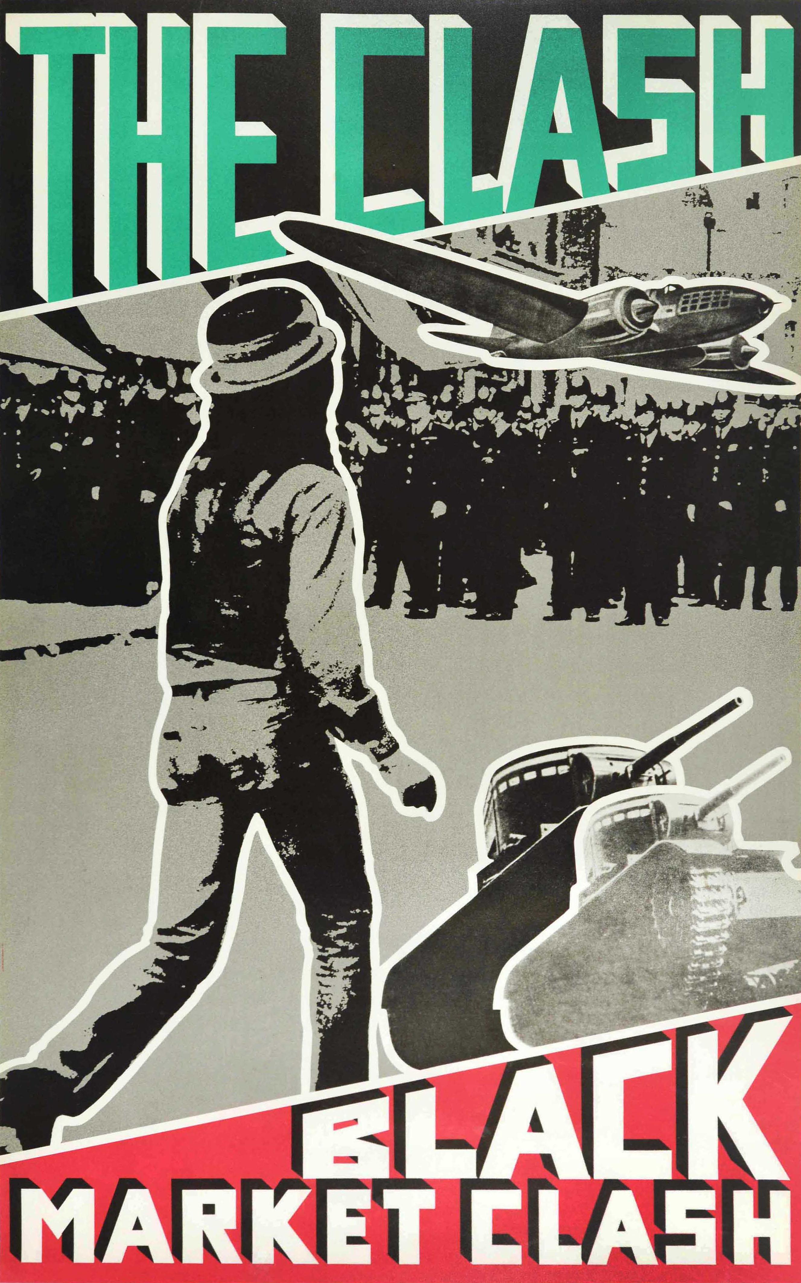 Unknown Print - Original Vintage Music Advertising Poster The Clash Punk Rock Black Market Clash