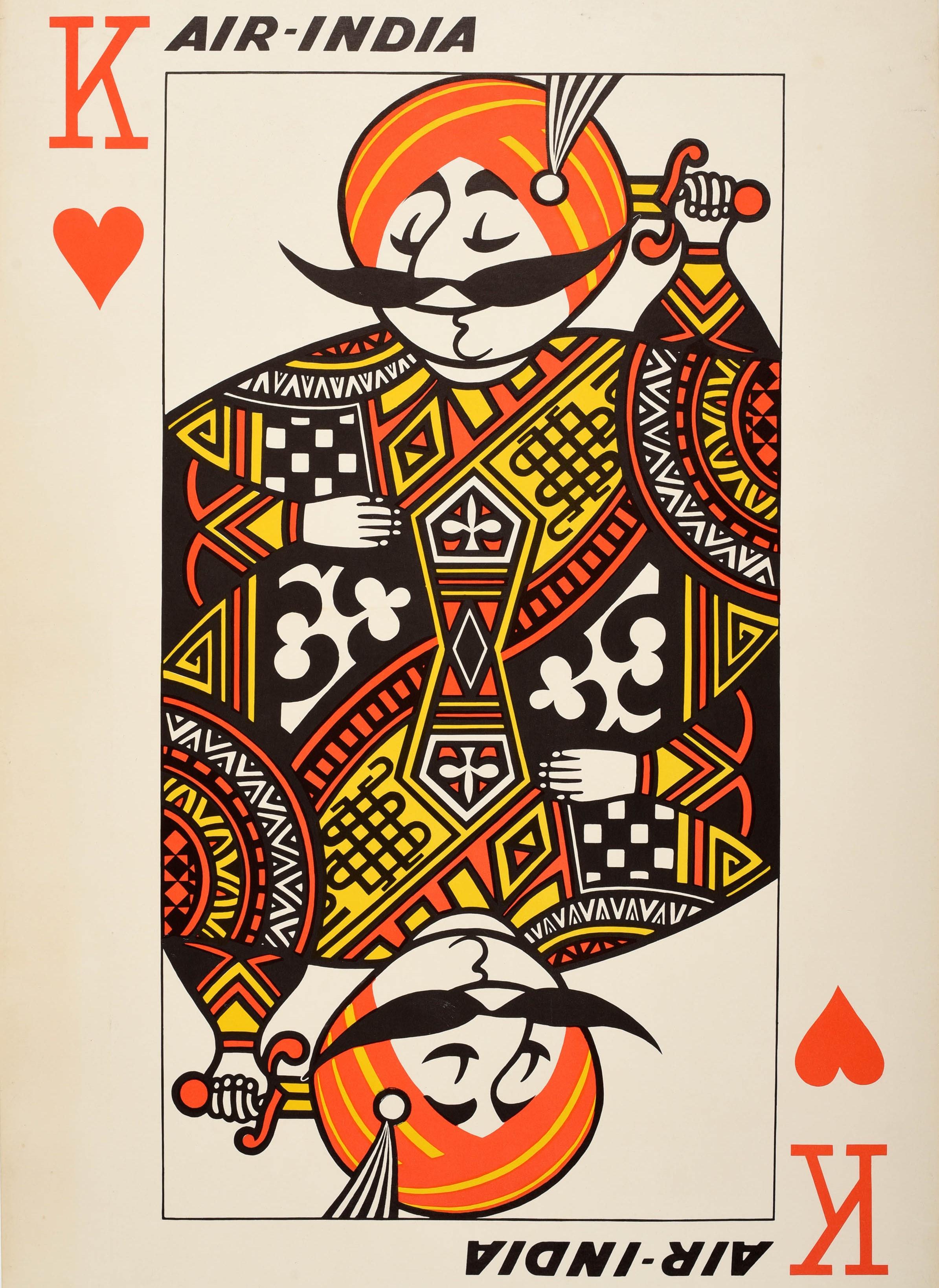 playing card poster