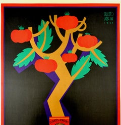 Original Vintage Poster Boschi Luigi Estratto Di Pomodoro Tomato Italian Food Ad