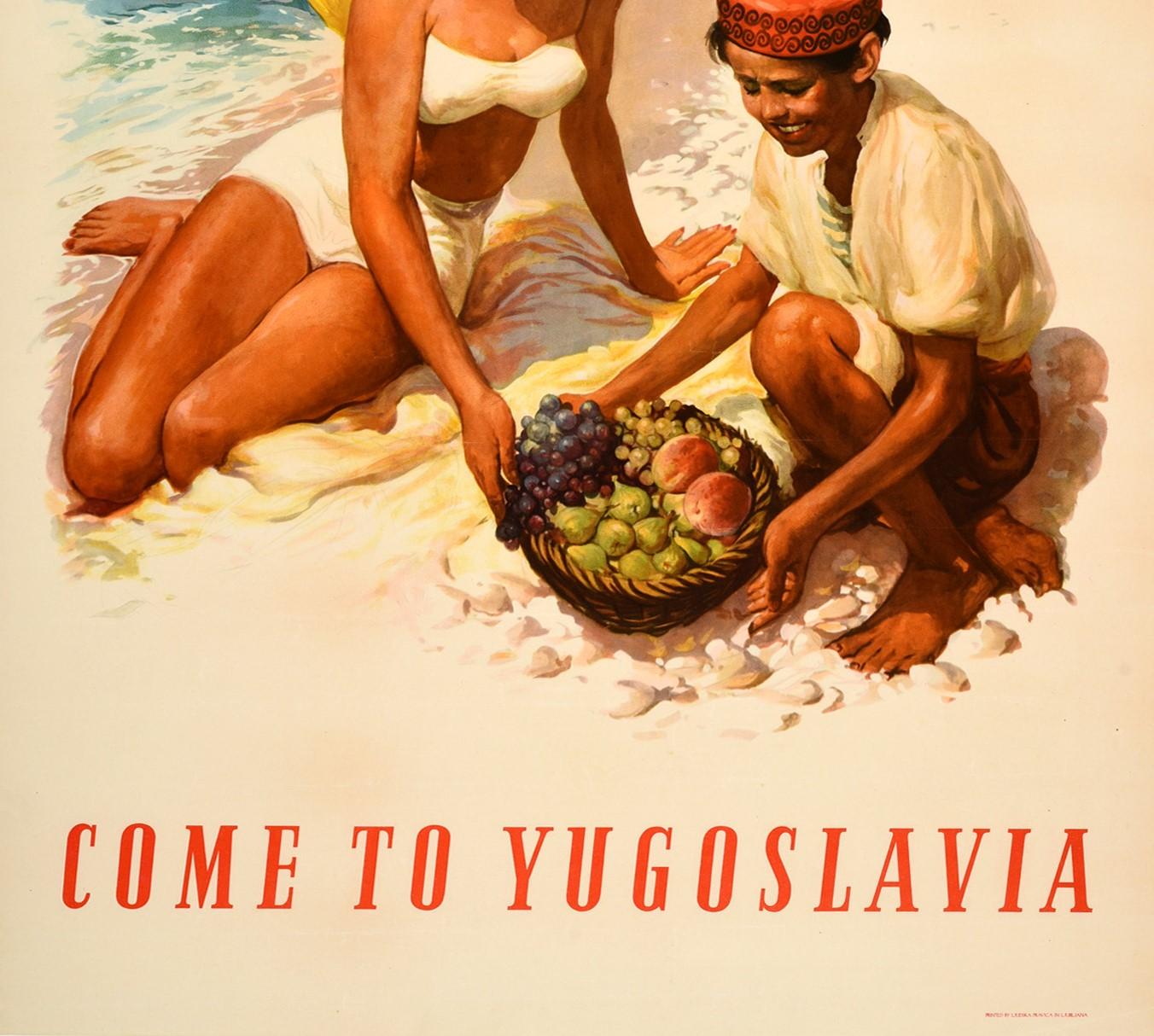 yugoslavia vintage poster