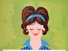 Original Vintage Poster Daily Guinness Newspaper Design Irish Stout Beer Drink