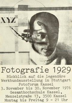 Affiche vintage d'origine, exposition Werkbund de 1929, Kassel Photo Montage