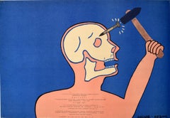 Original Vintage Poster Soviet Art Exhibition Ariadna Leningrad Cooperative USSR