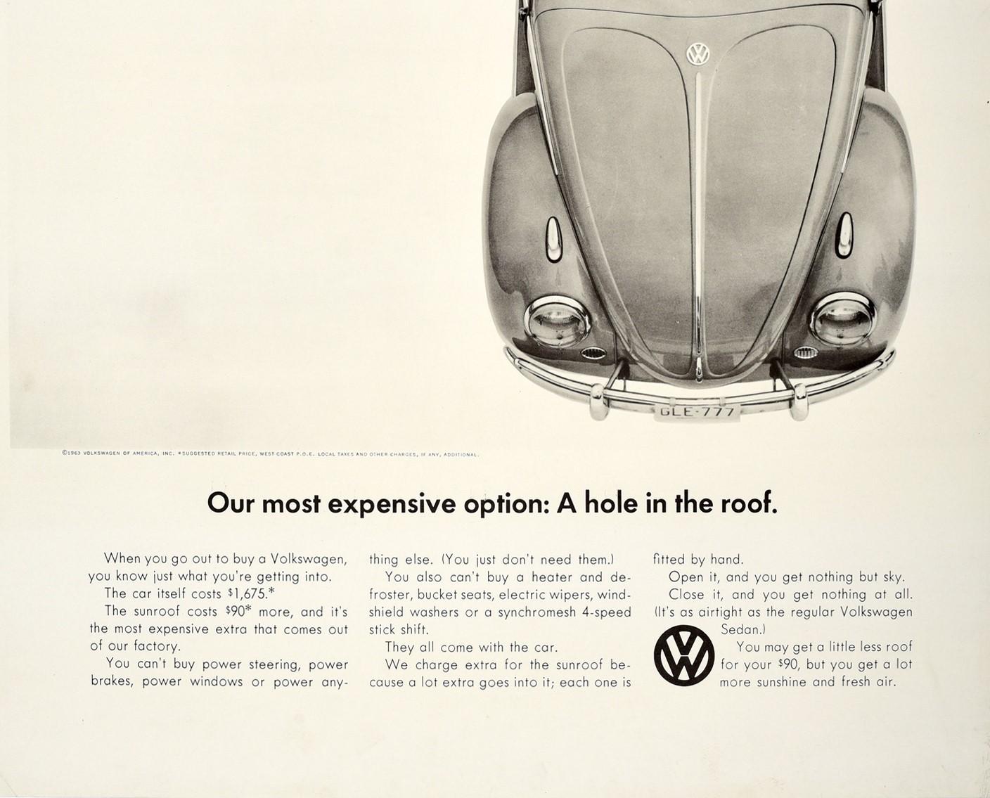 vw beetle ads 1960s