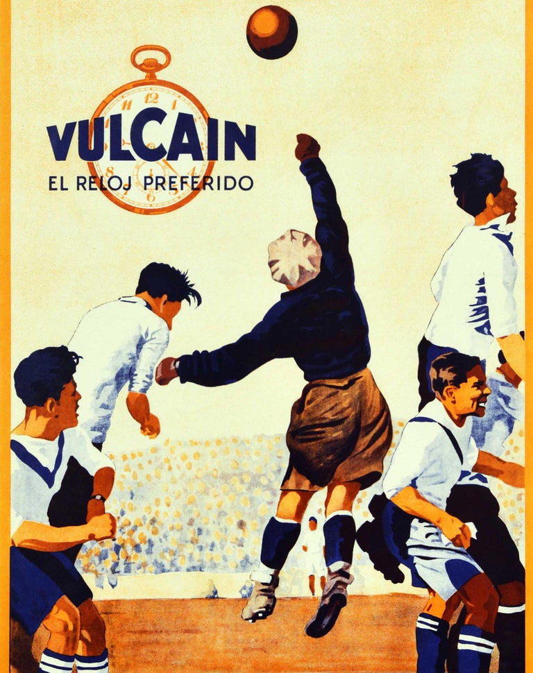 Vintage poster – Football, la sortie du gardien de but – Galerie 1 2 3